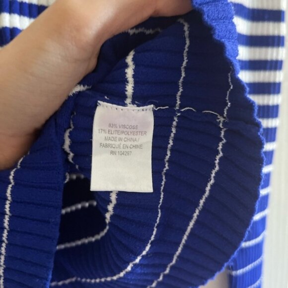 Milly Stipped Stretchy Longsleeve Shirt - Picture 8 of 9